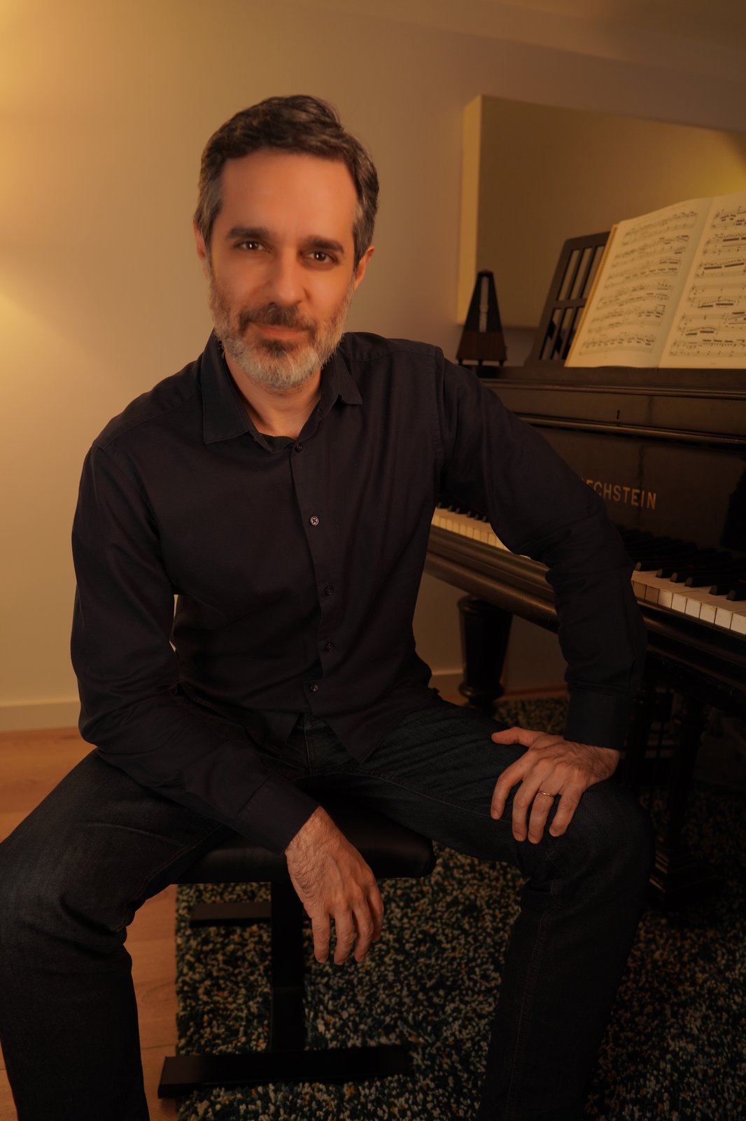 Felipe Scagliusi, pianista e professor do curso